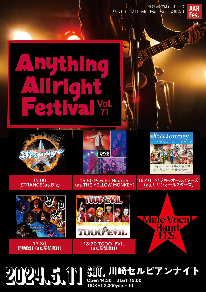 Anything Allright Festival Vol.71